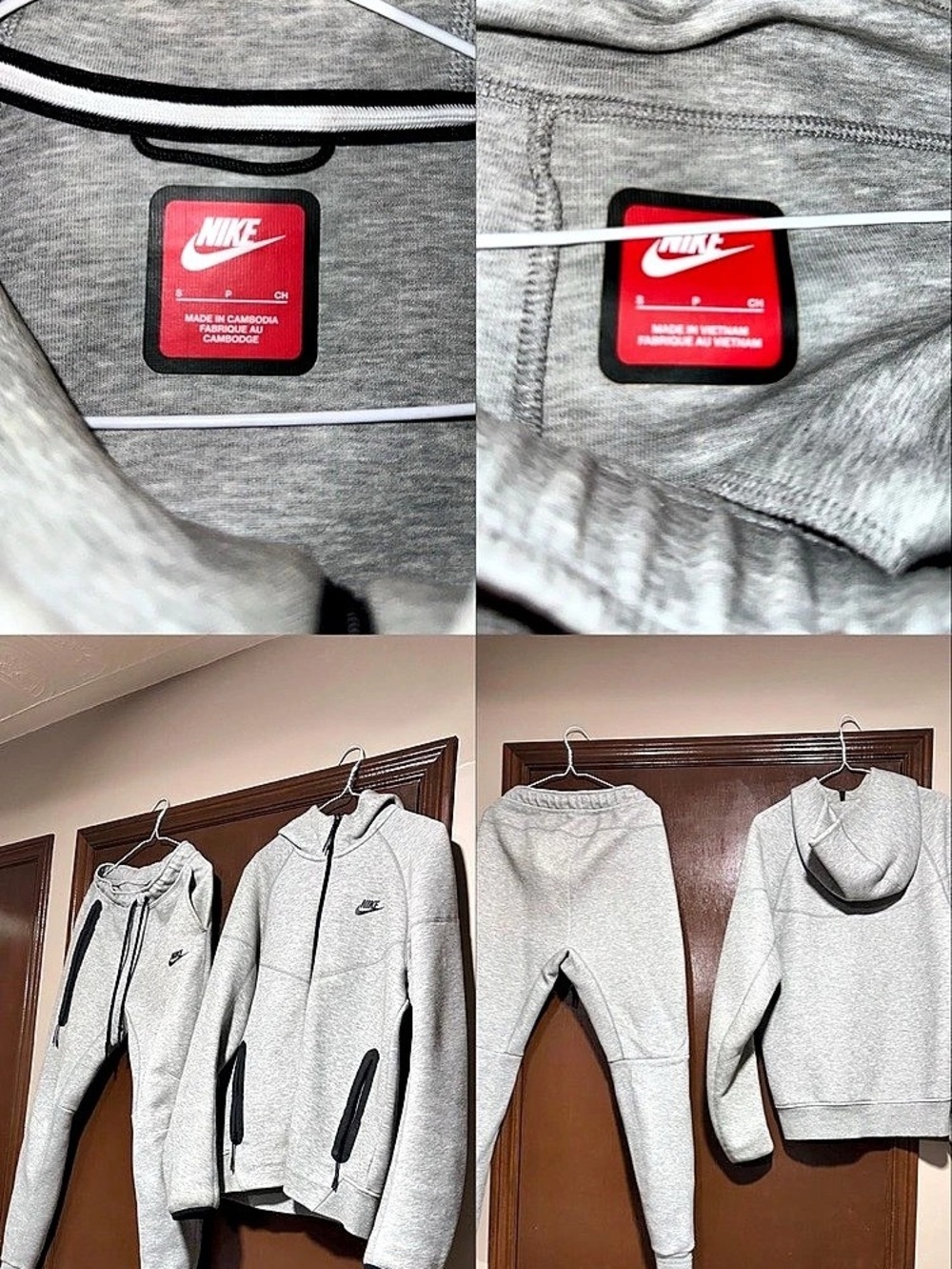 Nike Gray Hooded Sweatshirt Like New